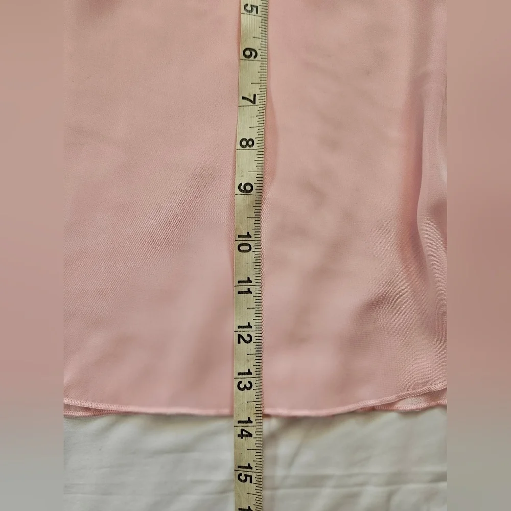 Premiere Collection Girls Pink Sheer Chiffon Dance Skirt W/ Tie At Side Size Med